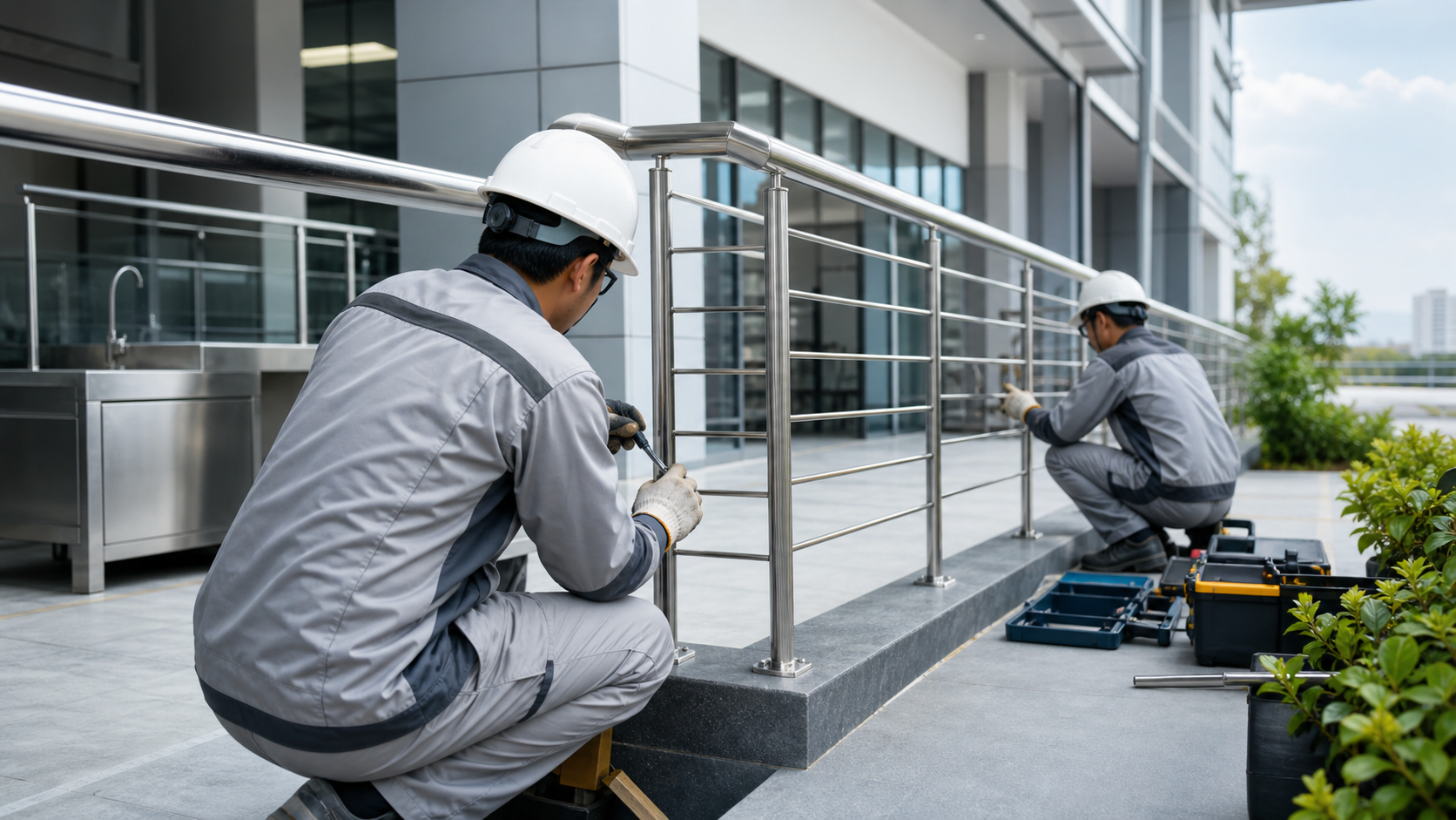 Lắp đặt, bảo trì công trình inox