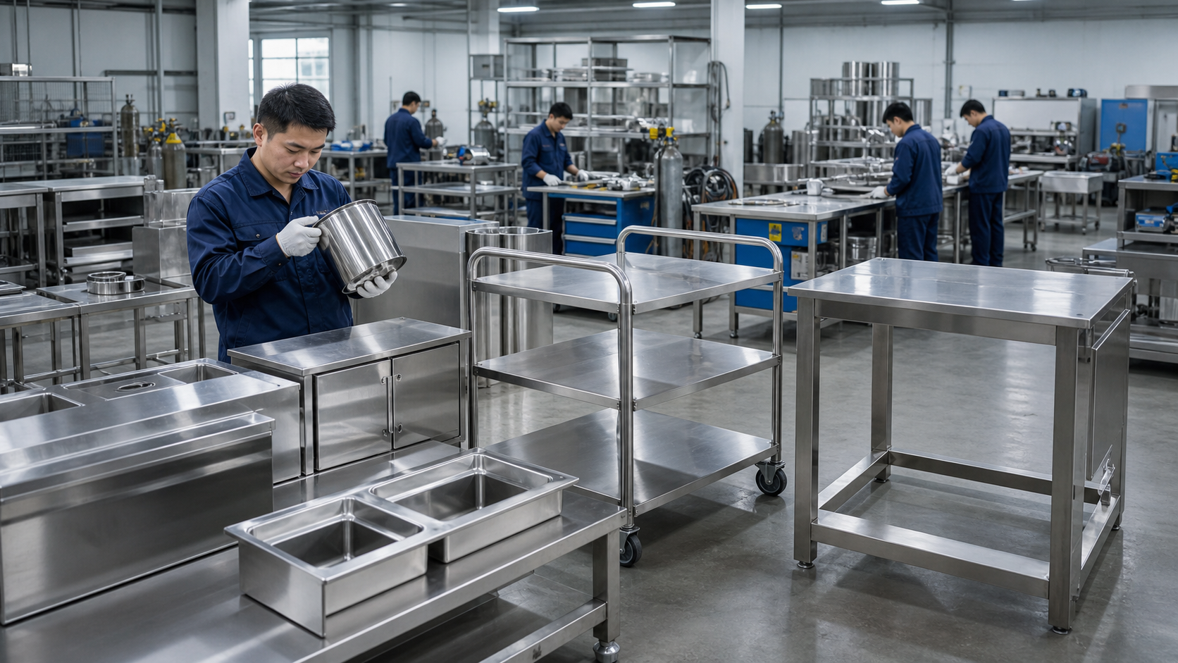 Sản xuất sản phẩm inox theo yêu cầu