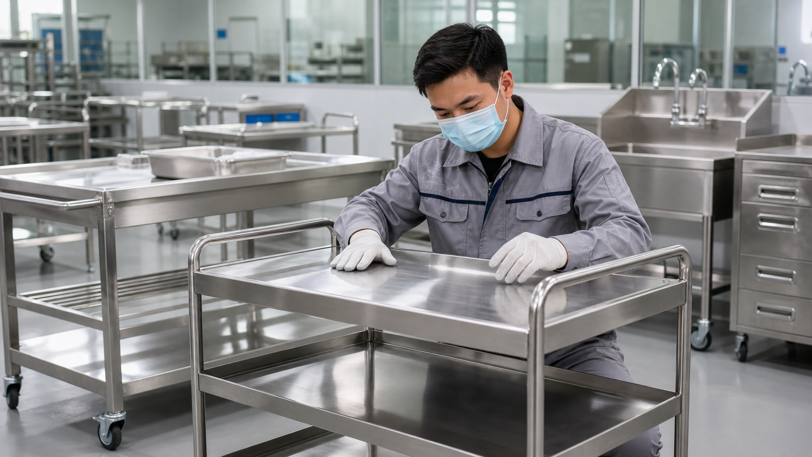 Ảnh minh họa riêng cho bài Mác inox nào dùng cho bệnh viện? Vật liệu sạch, bền, dễ vệ sinh