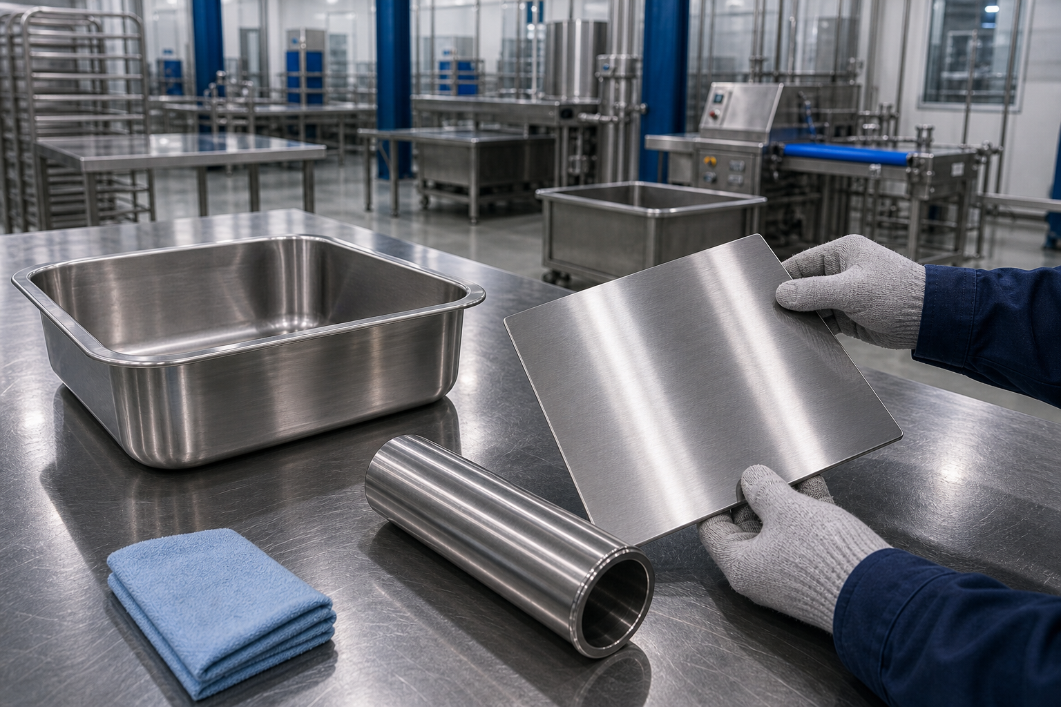 Ảnh minh họa riêng cho bài Inox 304 có phải inox thực phẩm không - đánh giá thực tế từ người làm inox