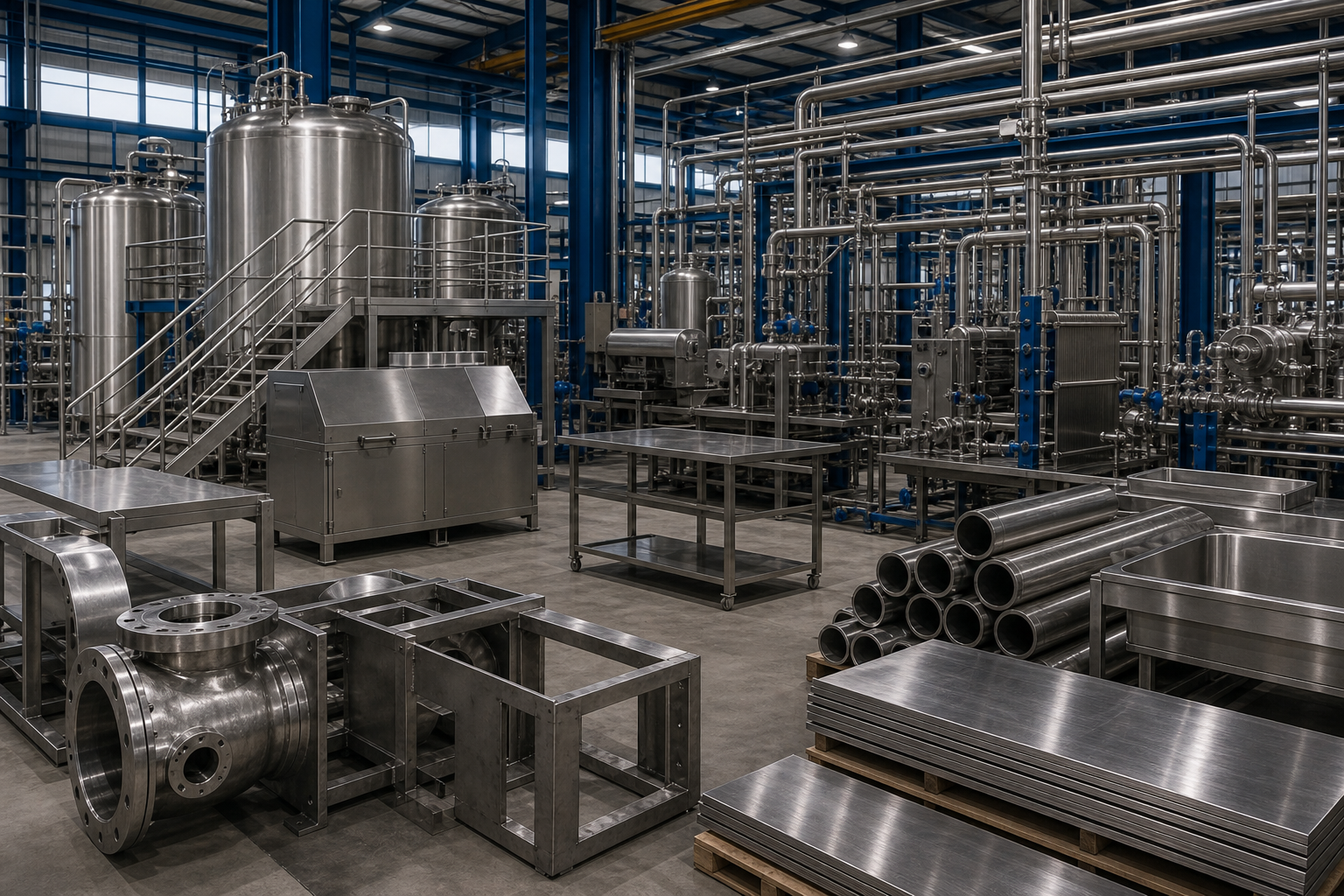 Ảnh minh họa riêng cho bài Inox công nghiệp dùng để làm gì - đánh giá thực tế từ người làm inox