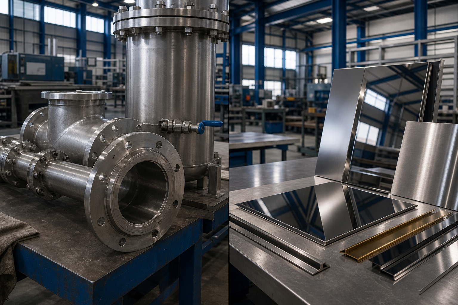 Ảnh minh họa riêng cho bài Inox công nghiệp khác inox trang trí thế nào - đánh giá thực tế từ người làm inox