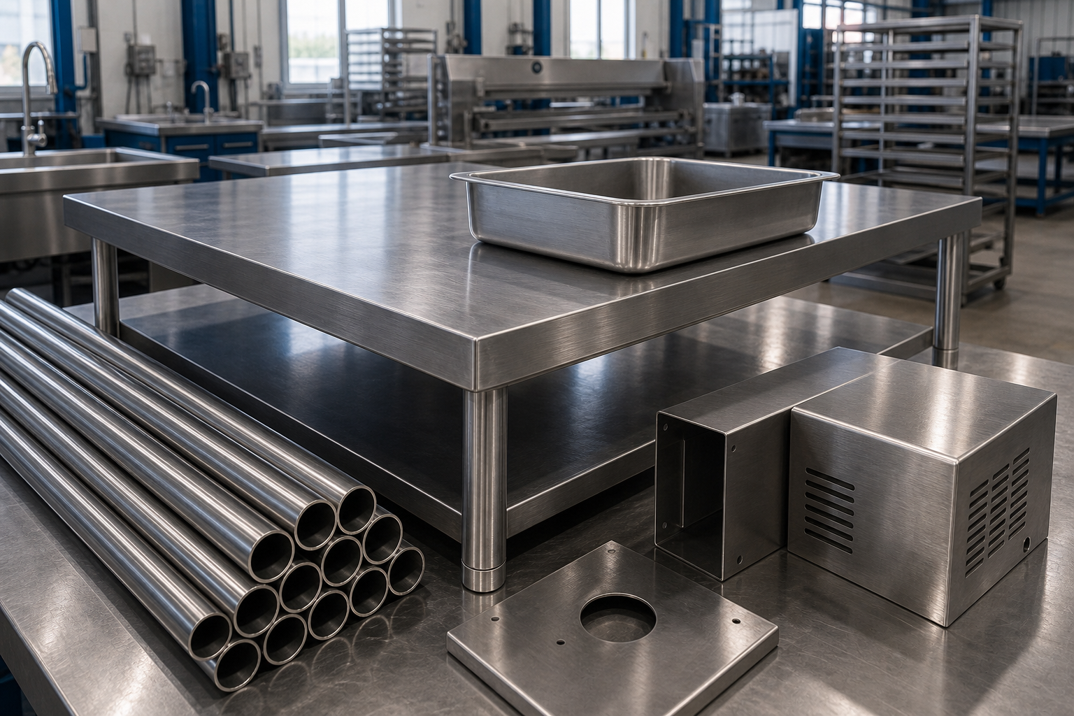 Ảnh minh họa riêng cho bài SUS304 dùng để làm gì - đánh giá thực tế từ người làm inox