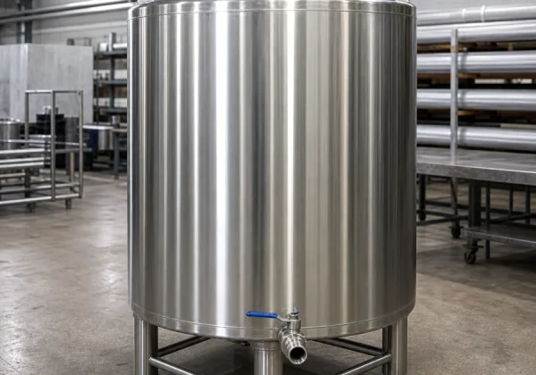 Bồn chứa inox 304 - ảnh sản phẩm inox chụp thực tế tại kho