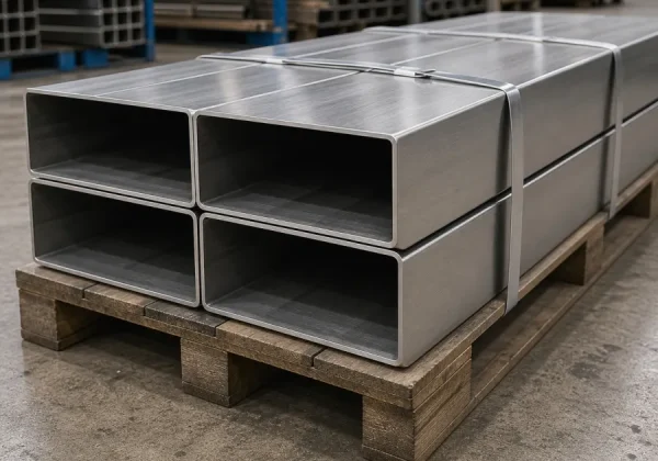 Ống chữ nhật inox 316 - ảnh sản phẩm inox chụp thực tế tại kho