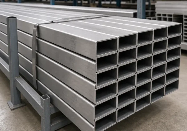 Ống chữ nhật inox 430 - ảnh sản phẩm inox chụp thực tế tại kho